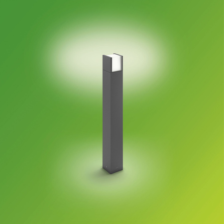 Venkovní zahradní lampa LED ARBOUR 3,8W 2700K IP44 tyč 77cm antracit PHILIPS