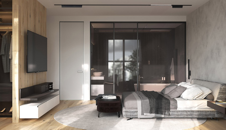 LED 15W 770lm 4000K neutrální černá Moderní LVM LINE 10650 Nowodvorski