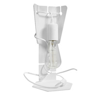 ARBY E27 Stolní lampa na noční stolek bílá SOLLUX