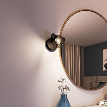 Nástěnné svítidlo E14 LED Black Sleet Philips