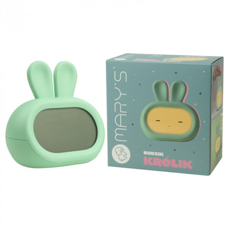 Dětský elektronický budík zelený USB dobíjecí 1200mAh MARY'S KINGDOM