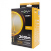 LED žárovka G130 E27 4W 200lm 1800K teplá bílá FILAMENT dekorativní ZERO Ecolight