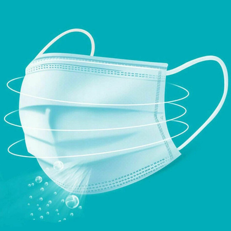 5x třívrstvá jednorázová ochranná maska