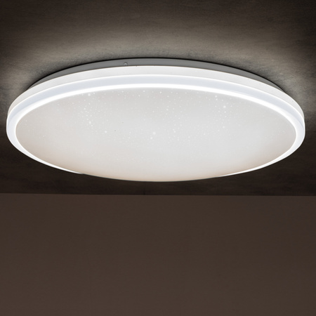 Plafond LED stropní panel Povrchové svítidlo 37W 2680lm CCT Round White Stmívatelné dálkové ovládání Arvos Kanlux