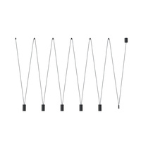 MORE EYE V 7825 Nowodvorski Black 5xGU10 Stropní závěsné podkrovní svítidlo