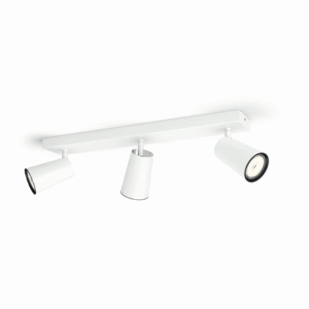 Stropní svítidlo LED PAISLEY 3x GU10 Reflektor pohyblivé svítidlo Bílá PHILIPS