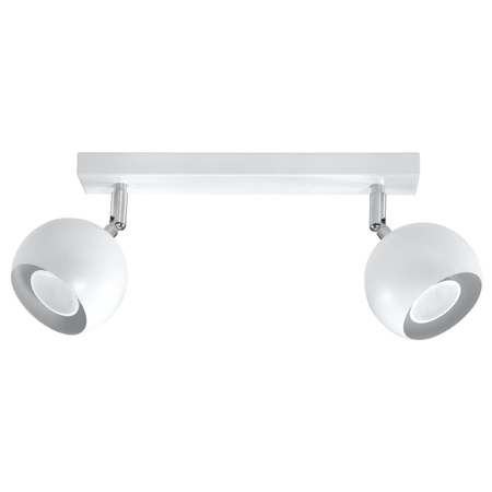 OCULARE stropní svítidlo 2xGU10 Reflektor Halogenové svítidlo Pohyblivé 30cm Bílé SOLLUX