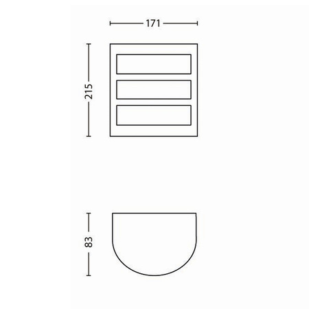 LED zahradní lampa nástěnná lampa PYTHON myGarden 6W 2700K IP44 Silver PHILIPS