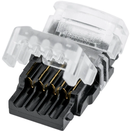 Konektor pro 4PIN RGB LED pásky. 2-stranný. 10mm západka