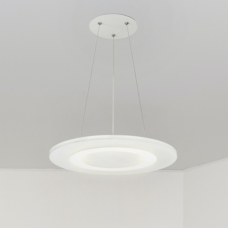 Módní závěsné svítidlo. stropní svítidlo MIKELI 17W 4000K WHITE GOLDLUX (Polux)