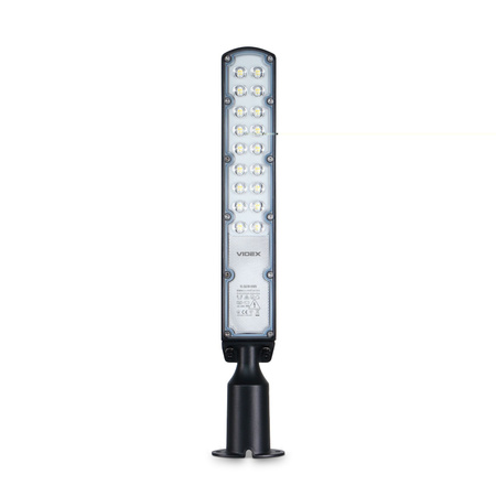 LED pouliční lampa 50W 5000lm 5000K neutrální 130° 0,25A černá VIDEX