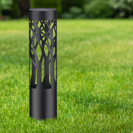 LED solární zahradní lampa poháněná venkovní okrasnou azurovou lampou 3000K