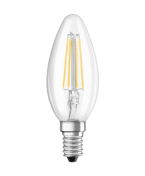 LED žárovka E14 B35 3.4W = 40W 470lm 2700K Teplá bílá 300° CRI90 Filament OSRAM SUPERSTAR+ Stmívatelné