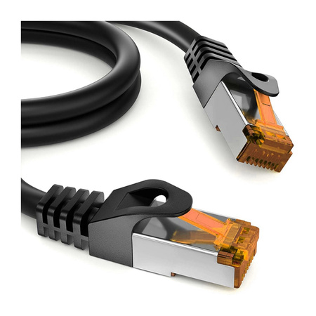 Stíněný kabel LAN 3m S/FTP CAT. 6a Síťový kabel RJ45 Internet LIBOX