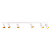 Pásové svítidlo Stropní a nástěnné LED svítidlo 6 x GU10 MARIBEL White GOLDLUX (Polux)