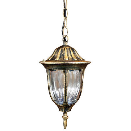FLORENCIE závěsná ZAHRADNÍ LAMPA 1xE27 IP43 GOLDLUX (Polux) PATINA