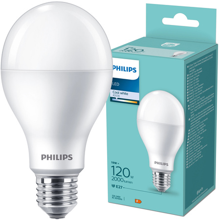 LED žárovka E27 A68 19W = 120W 2000lm 4000K neutrální bílá 180° Essential Philips