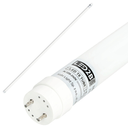 LED zářivka T8 G13 22W 2400lm 6500K Cold 150cm LED2B Kobi