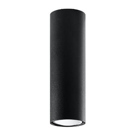 Svítidlo pro povrchovou montáž LAGOS GU10 Halogen Spot Tuba 20cm černá SOLLUX