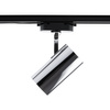 Kolejové reflektory GU10 CHROM pro jednofázové přípojnice Nastavitelné kolejové svítidlo SPOT lampa