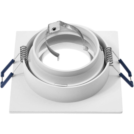 Halogenová Podhledové svítidlo GU10, IP44 Stálá Čtvercová Bílá CLARO LUMILED