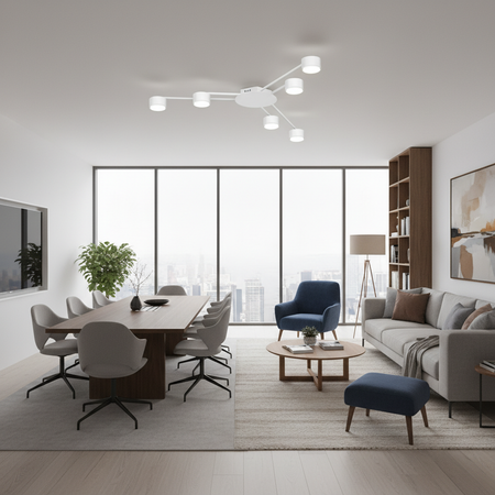 Stropní svítidlo 6x GX53 LED bílé moderní Videx