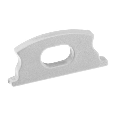 Záslepka pro Profil KM24-S, s Otvorem Stříbrná Plastová LUMILED