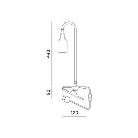 Stolní lampa Stolní svítidlo Nastavitelná bílá Planty Kobi