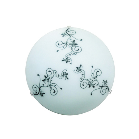 Plafond LED stropní svítidlo Povrchová montáž E27 White Classic Bloomy Rabalux