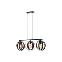 Stropní závěsné svítidlo E27 Black Industrial Cortado Rabalux
