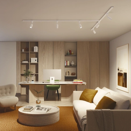 Sada závěsných světel pro autobusy 1m + 3x LED GU10 jednofázová bílá EasyLink Shea Philips