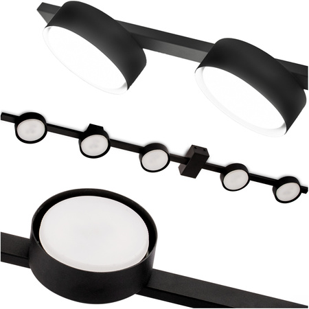 OVILO stropní svítidlo LED halogenové svítidlo 5x GX53 Bodové nástěnné svítidlo Reflektor LUMILED