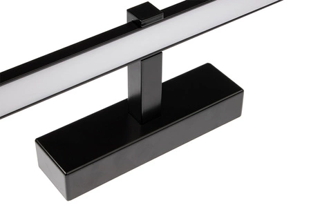 VENUS zrcadlová lampa LED koupelnová nástěnná lampa 24W 1680lm černá Neutrální bila 120cm