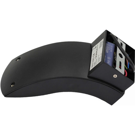 Zahradní nástěnná lampa 10W, 840lm 4000K IP54 Černá DARADO LUMILED