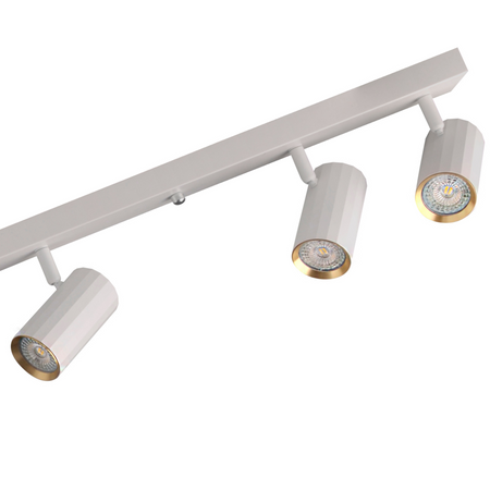 Nástěnné a stropní bodové svítidlo 6x GU10 White Gold NICEA Sanico Goldlux