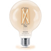 LED žárovka E27 G95 7W = 60W 2700-6500K FILAMENT SMART WiFi Philips WiZ
