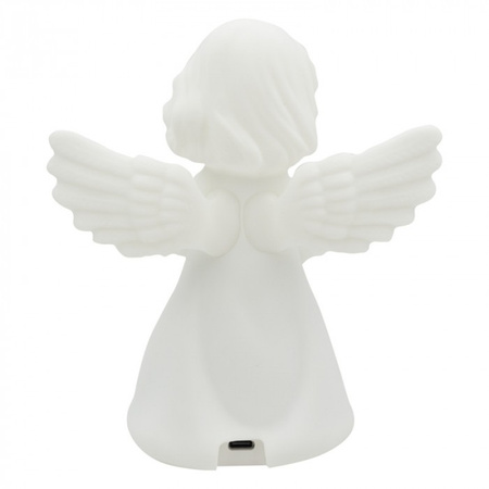 Dětské noční světlo LED 2,5W 3000K teplá bílá + RGB dobíjecí 1200mAh bílé MARY'S ANGEL