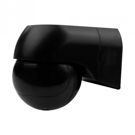 PIR senzor pohybu a soumraku IP44 pro povrchovou montáž černý 12m 180° CP Ecolight