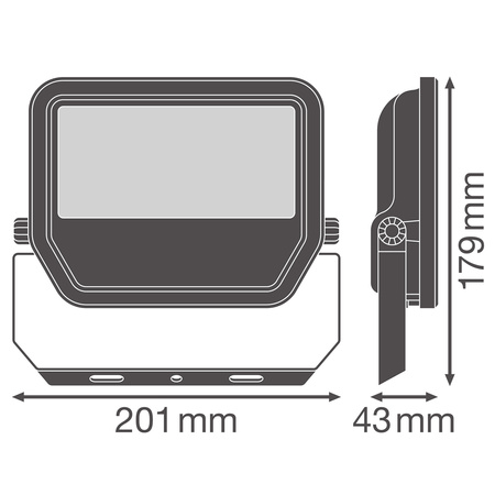 LED reflektor 41W 6000lm 6500K IP66 bílý LEDVANCE reflektor