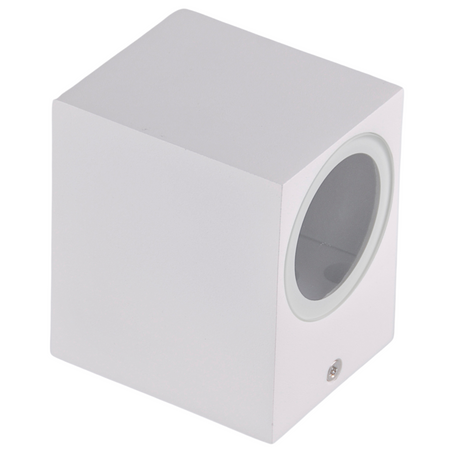 Venkovní zahradní nástěnné svítidlo s LED 1x GU10 BOSTON GOLDLUX (Polux) ALUMINIUM White