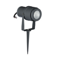 Reflektor zahradní lampy 12W zelené světlo zapuštěné nastavitelné šedé VT-857 V-TAC