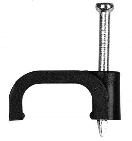 Držák plochého kabelu FLOP CLIP YDYp3x2.5 13/7 Černý 100 ks PAWBOL