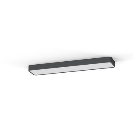 Stropní svítidlo SOFT 7531 Nowodvorski Graphite 2xLED Tube T8 90x20 Modern
