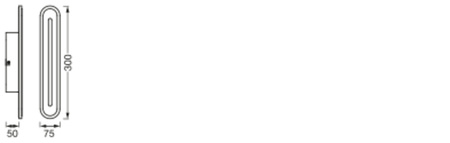 LED koupelnové zrcadlové svítidlo ORBIS Vana 27W 1200lm Teplá bílá-Studená bílá 30cm SMART+ WiFi LEDVANCE