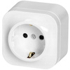 Jednoduchá Povrchová Schuko Zásuvka 2P+E Bílá TODO ORNO