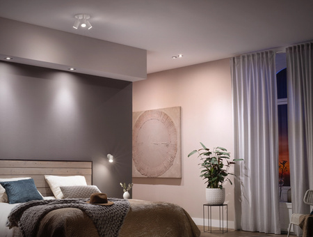 2x LED žárovka GU10 s reflektorem 4,2W = 50W 400lm 2200-6500K CCT SMART Smart Bluetooth ZigBee White Ambiance Philips HUE