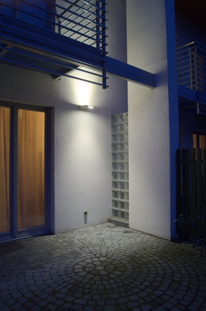 Venkovní zahradní fasádní svítidlo LED nástěnné svítidlo RADIUS 6144S-1 9W 605lm 4100K Neutrální bila Su-Ma