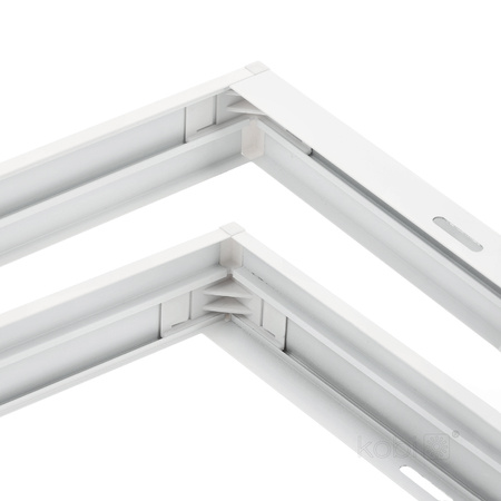 Rámeček pro povrchovou montáž 45 mm pro LED panel 30x60 cm Klik White Kobi