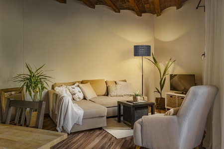 Dekorativní stojací lampa E27 Grey Decor Ledvance