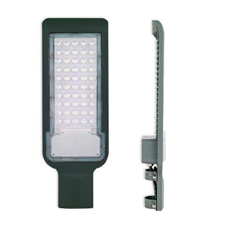 LED pouliční lampa QR 50W IP65 5000K 5000lm šedá